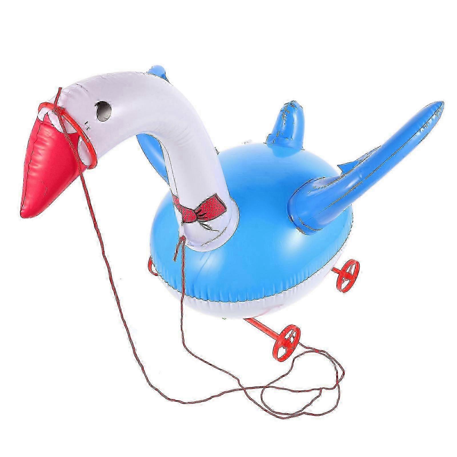 Creative Frog Inflatable Toy for Kids with Pull String 1 Piece