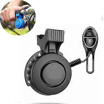 Campanello elettronico per bicicletta con suono Ding nitido, clacson per bici elettrica di dimensioni mini ad alto volume con batteria ricaricabile, elegante e compatto per la strada di montagna