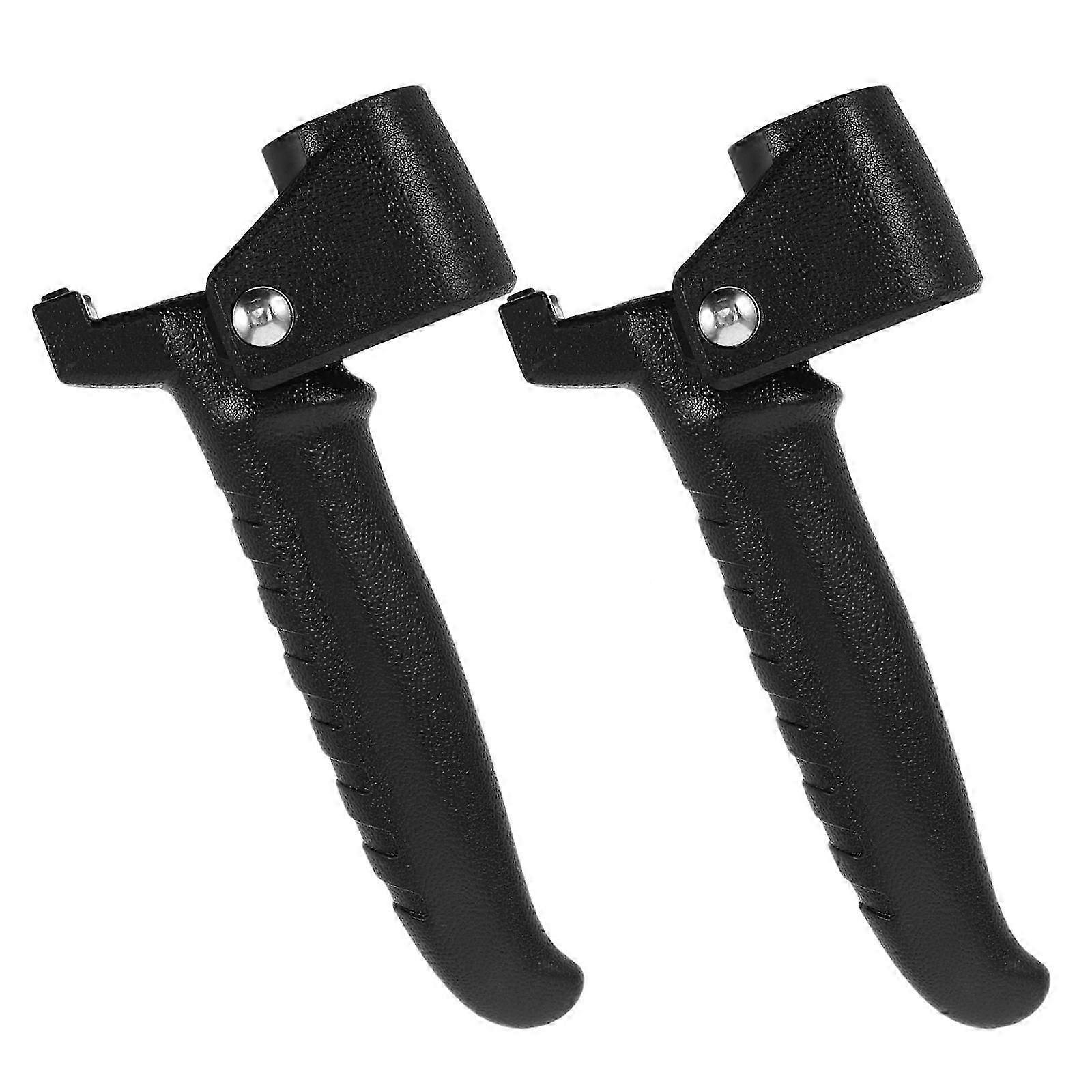 Elderly Cane Side Handles Replacement 2Pcs Walking Stick Handle for Support