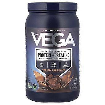 Vega, Performance, Protein + Creatine, Creamy Chocolate, 1 lb 7.4 oz (663 g)