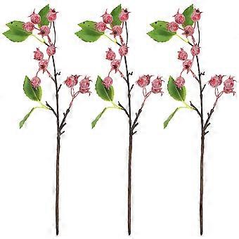 3 stks decoratieve nep bessen ambacht DIY Berry Bouquet Ornament Chic Berry versiering