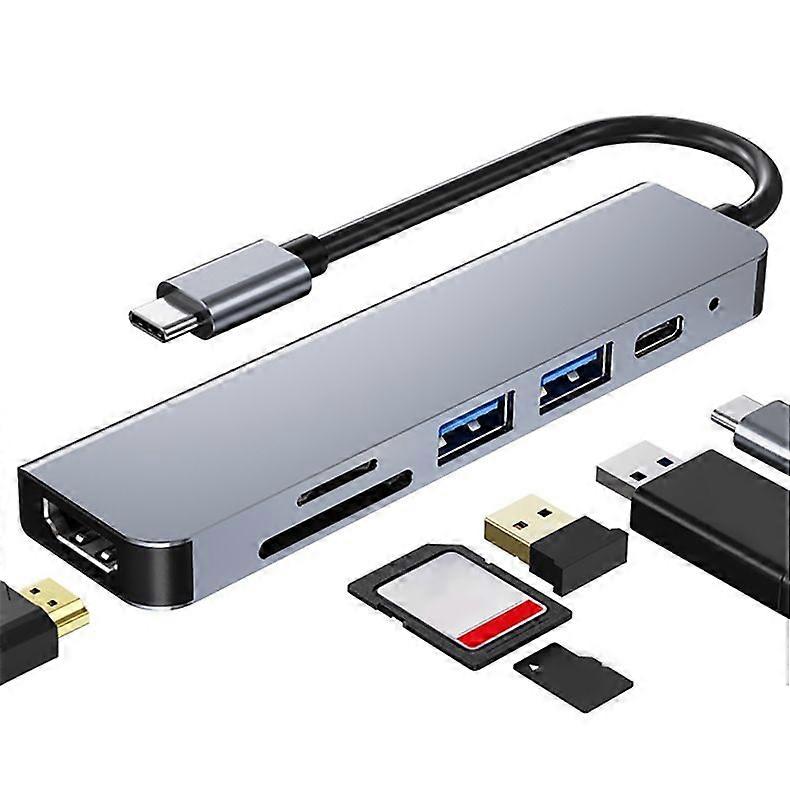 6 in 1 USB-C / Type-C HUB