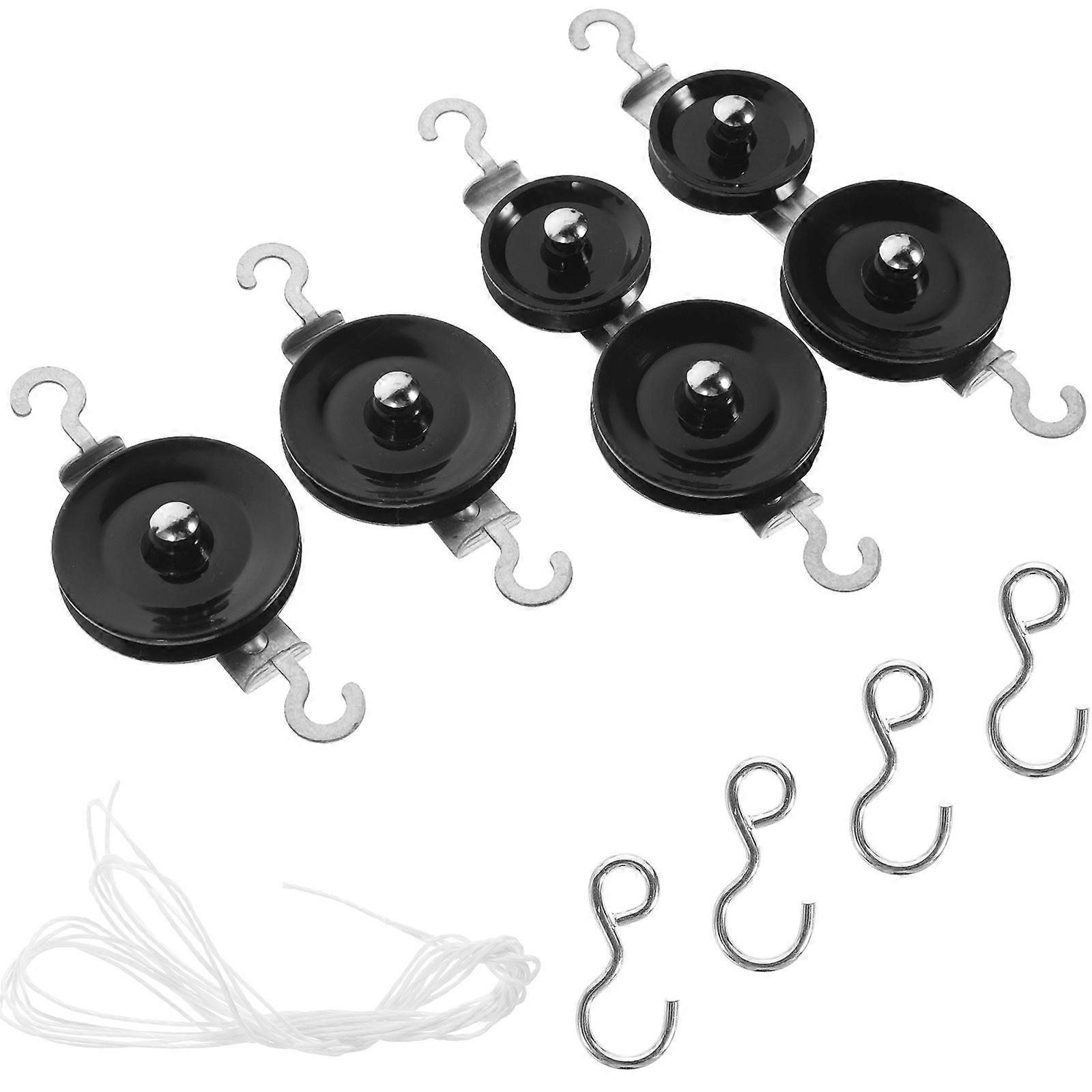 1 Set Double Pulleys Single Pulleys Physics Experiments Equipment Mechanics Teaching Tools