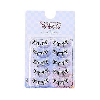 Manga-Wimpern, ultrafeine Wimpernstiele, Anime-Wimpern, Katzenwimpern, künstlich, P6L3
