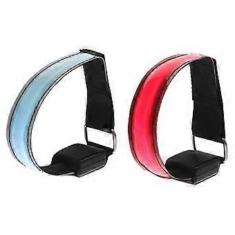 2 pulseras deportivas con luces LED, brazaletes luminosos para correr de noche [MI]