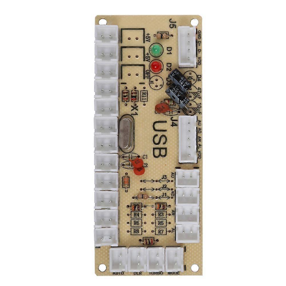 Arcade Game USB Encoder Controller with Acrylic Crystal Case compatible Raspberry Pi and PC Mainframe822A