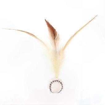 3-Pack Bouncy Cat Toys with Feather Tails, Interactive Indoor Play for Small to Large Cats