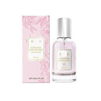 Perfumy i mgiełka do ciała Cherry Blossom w sprayu o kwiatowym zapachu, długotrwały zapach w opakowaniu podróżnym, podwójne zastosowanie – do włosów i ciała
