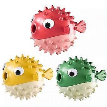 jianc-TPR braided rope cat and dog toy, teeth cleaning chew stick, pet supplies, bouncy fish (only 1 piece, shipped randomly)