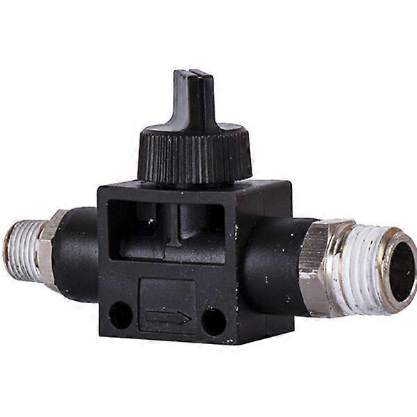 Pu Hose Fitting Valve 1/8"M x 1/4"M