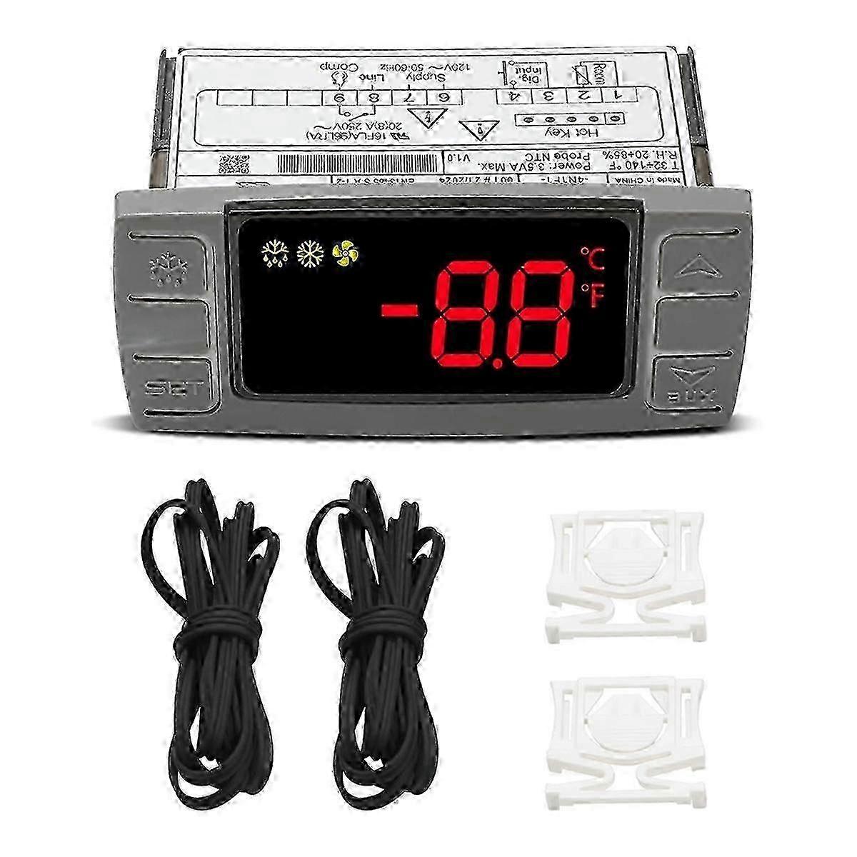 Temperature Controller compatible with Refrigerators XR02CX-4N1F1 with Precise Regulation