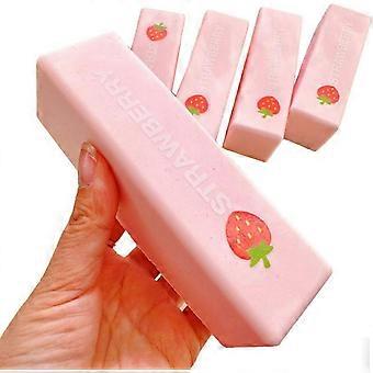 Giocattolo antistress a forma di bastoncino di latte alla fragola, a lenta risalita, ideale per alleviare lo stress e rilassarsi, perfetto per bambini e adulti, ideale per Natale, feste e compleanni.