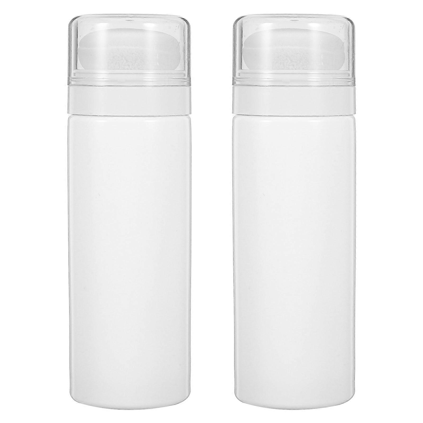 Boîte distributrice de poudre de voyage rouge, lot de 8, pour le rangement de la poudre corporelle.