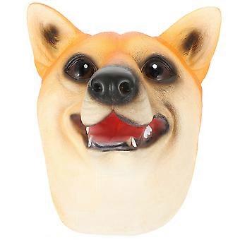 Kids Hand Puppet Dog Design for Storytelling 2Pcs Orange Puppy Head Glove