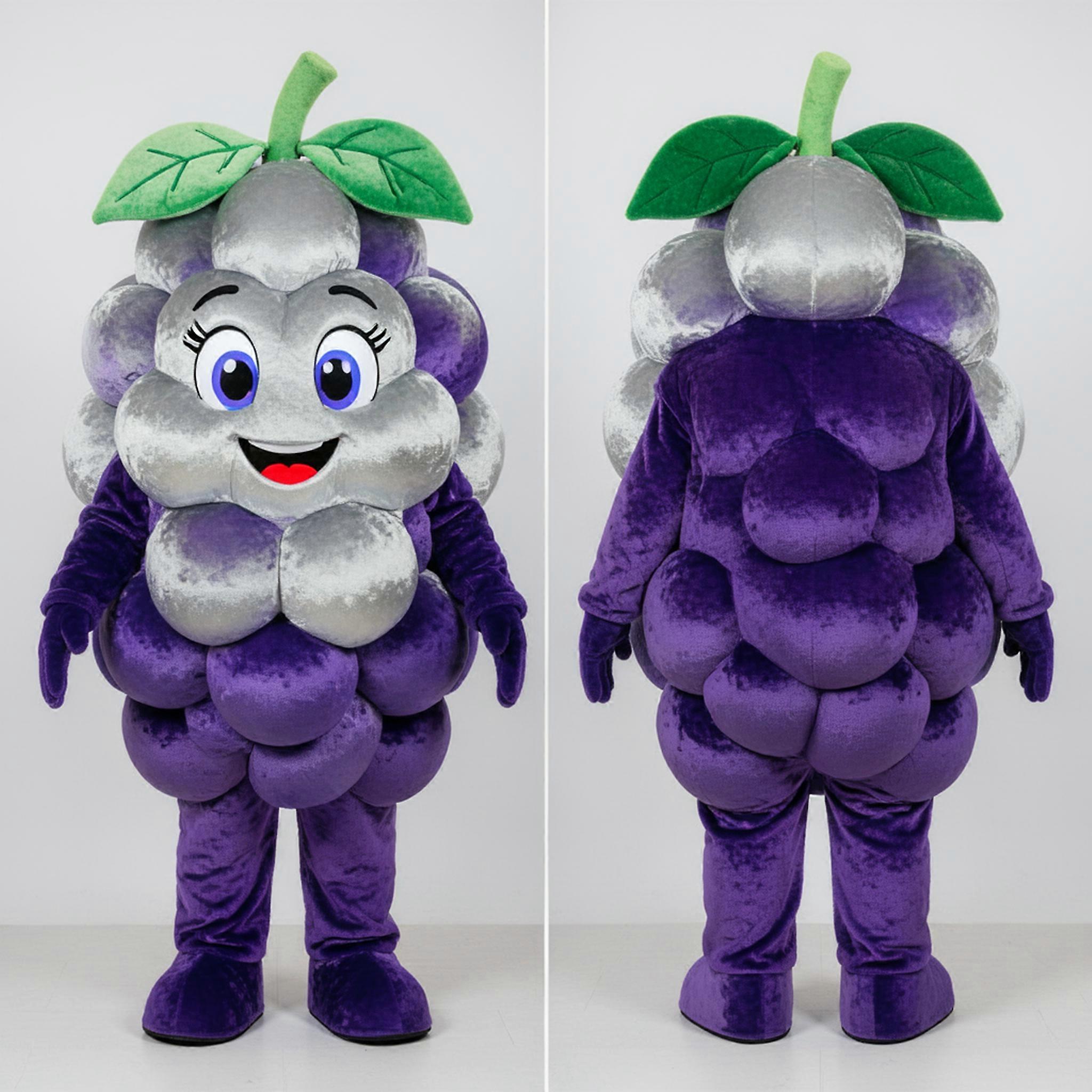 MASTICOT Silver Plump Grape Mascot
