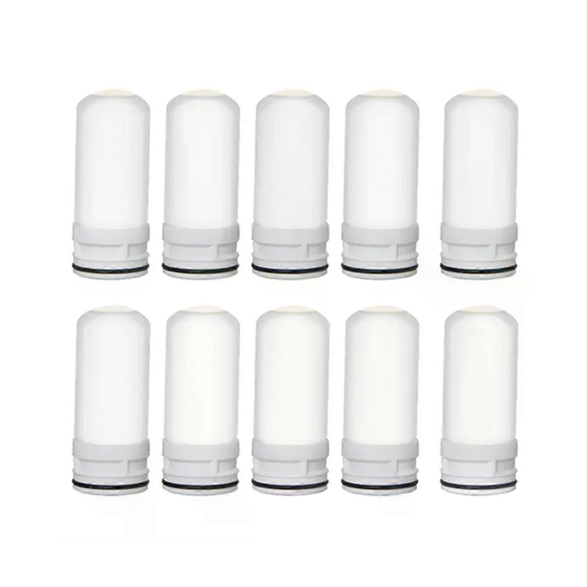 10 PCS Faucet Water Filter Ceramic Replacement Remove Practical Durable
