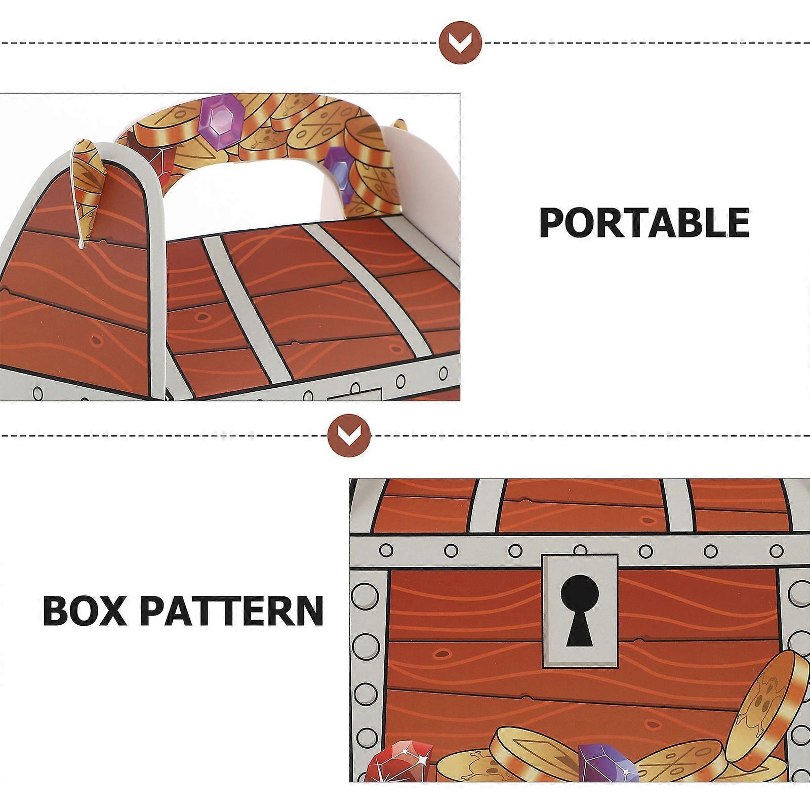 Portable Treasure Boxes for Storage 20Pcs Candy Packaging Paper Boxes