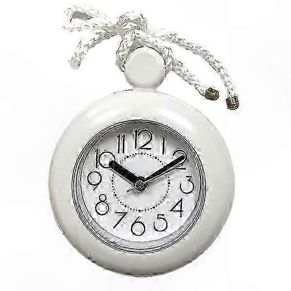 Waterproof Wall Clock for Bathroom Use with Hangable Design