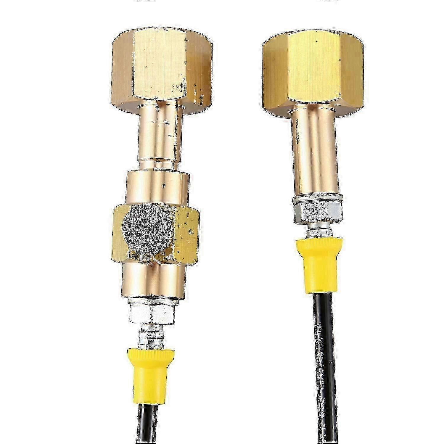 Copper CO2 Transfer Adaptor 1.5m DIN 477