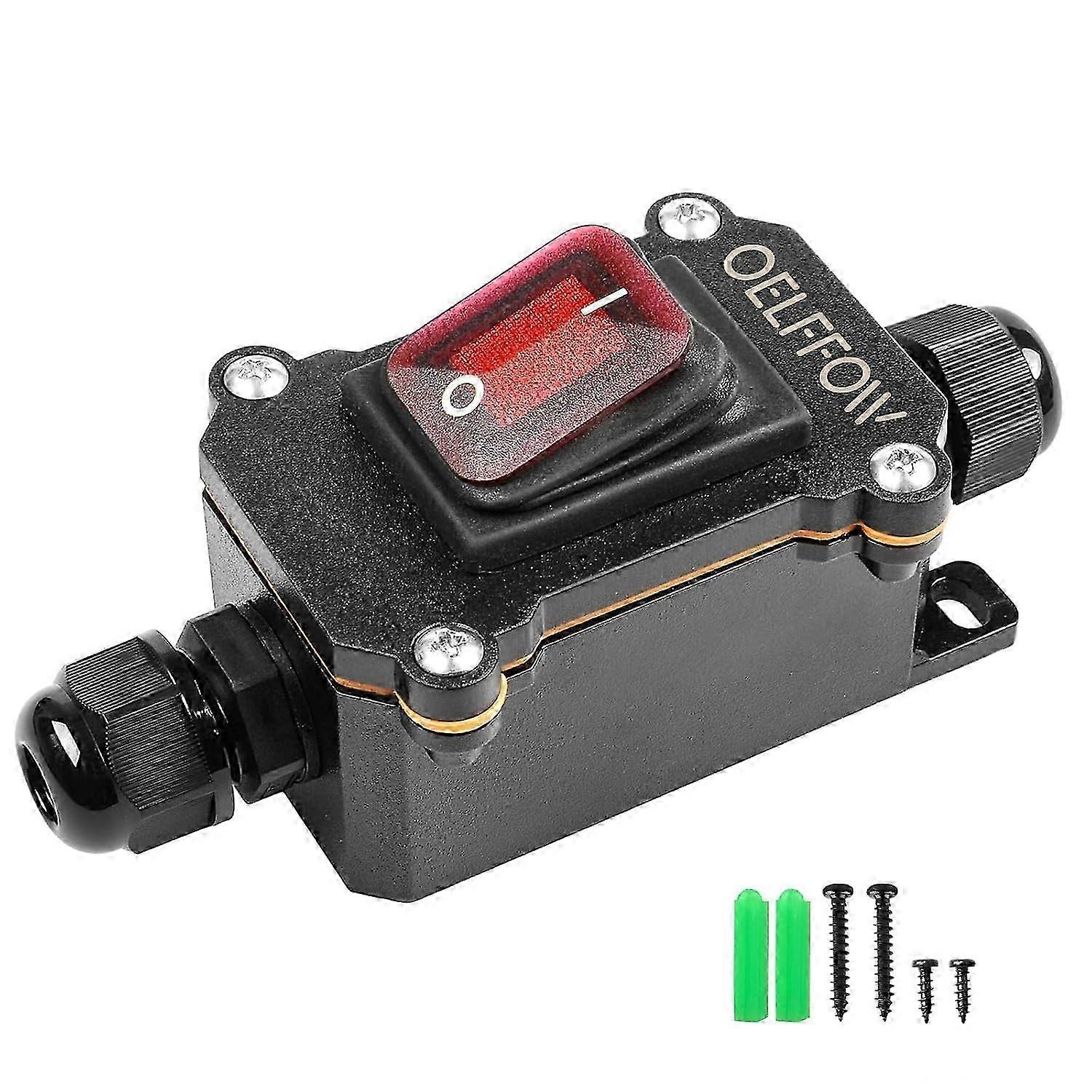 Dual Pole IP66 Inline Cord Switch