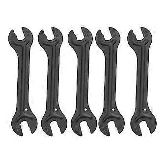 5 Pcs Bicycle Cone Spanner Hub Wrench Carbon Steel Axle Axle Hub Cone Wrench 13/14/15/16mm Open End Peda