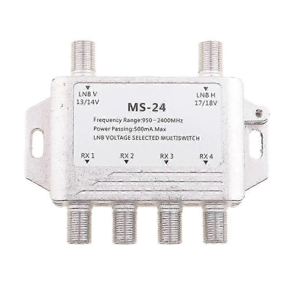 DTV 2X4 Multiswitch LNB Tension sélectionnée 2 entrées/4 sorties Satellite Multiswitch