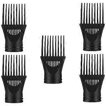 Hair Dryer Comb Attachment Nozzle Replacement Set of 5Pcs Daily Use