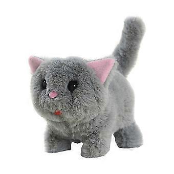 Interactive Walking Meowing Plush Persian Cat