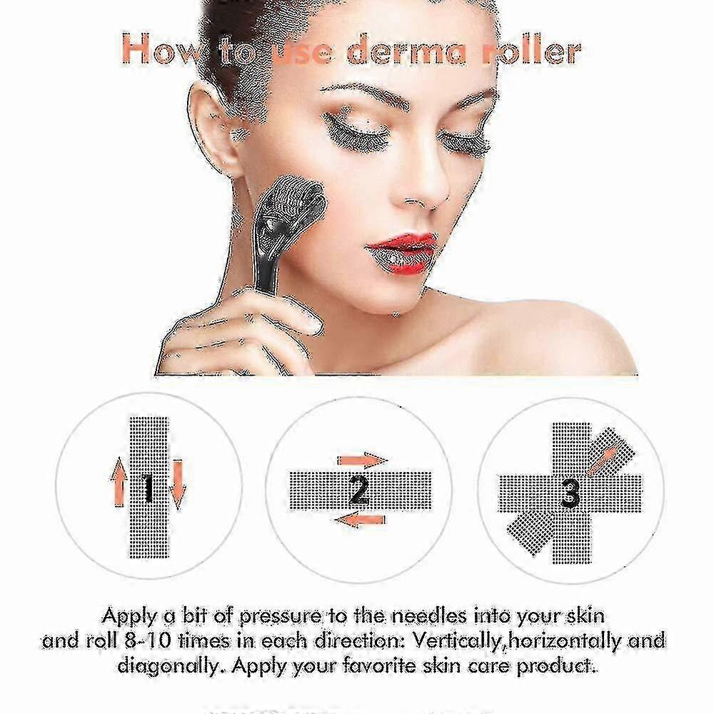 Stainless Steel 4-Size Dermaroller Kit