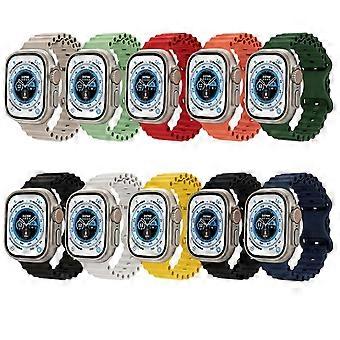Breathable Watch Band Set, 10 Pcs Multi-Color, Compatible with 49mm 46mm 45mm 44mm Smartwatches for Men and Women