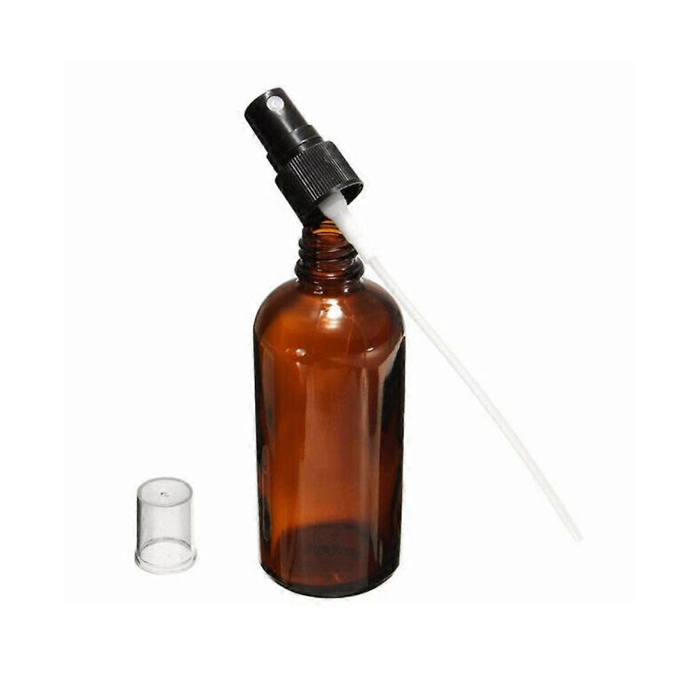 Brown Glass Subpackaging Bottle for Spray Pump 7Pcs Bundle