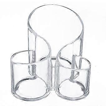 Compact Clear Acrylic Lipstick Holder For Small Spaces