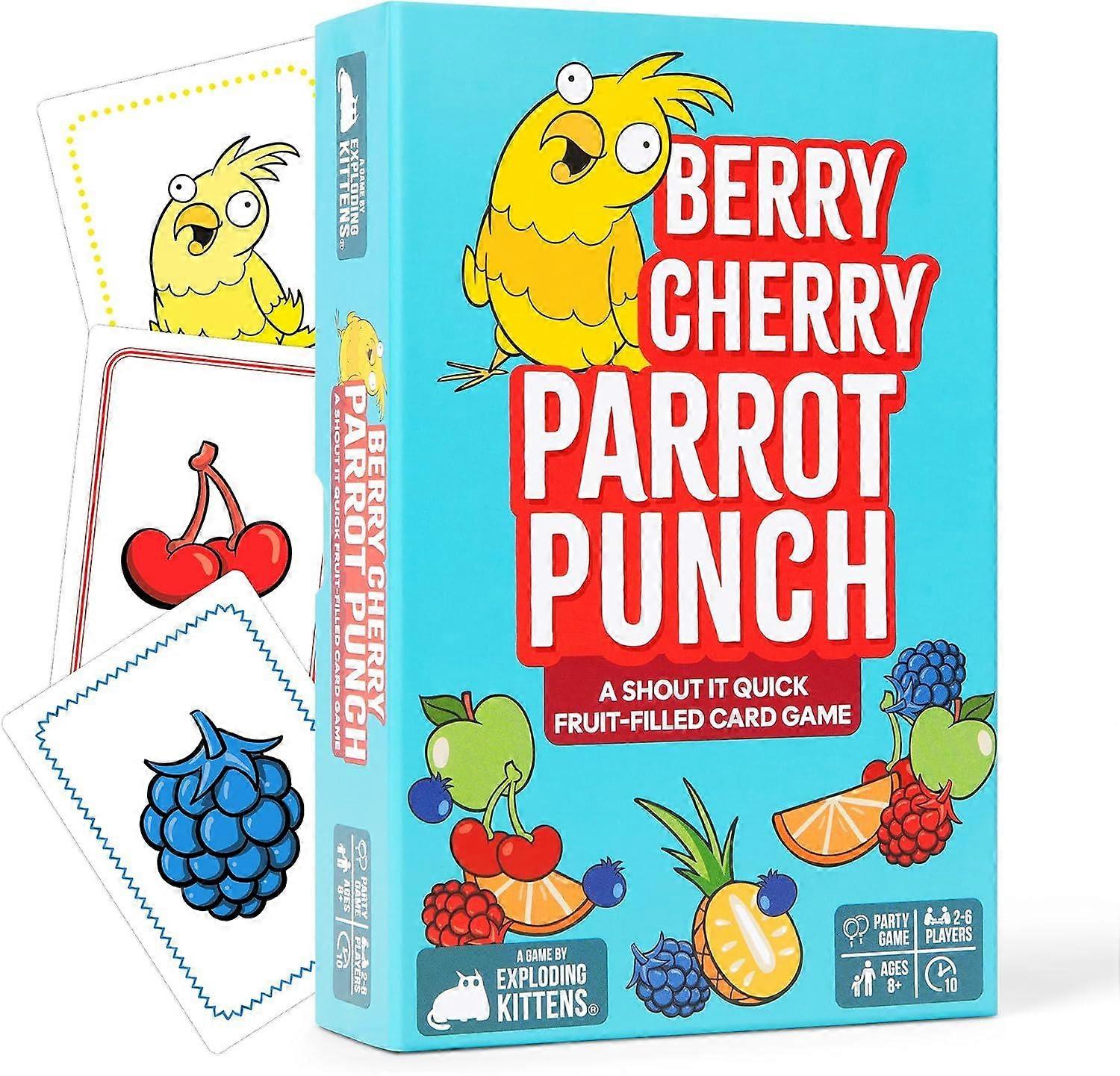 Berry Cherry Parrot Punch Card Game