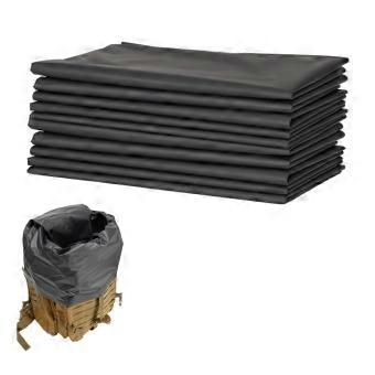 10 Stück Innentaschen für Rucksäcke, CPE-Innentaschen für Rucksäcke, geeignet für Rucksäcke mit einem Volumen von 40-75 Litern, Größe: 55 x 83 cm, ideal für Camping, Wandern, Reisen und zur Staubschutzverpackung.