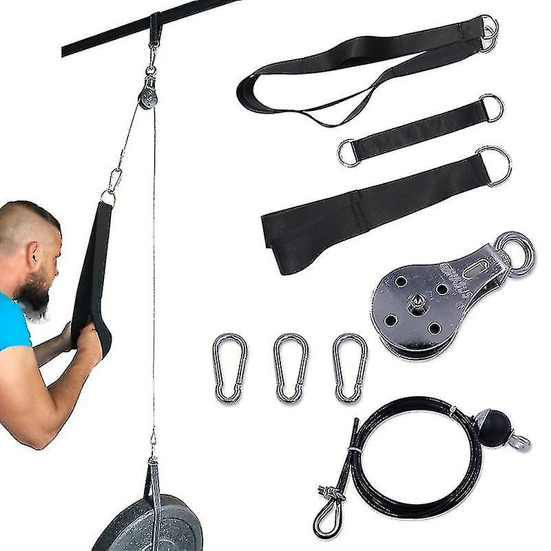 Fitness 2m Pulley Cable Pull Down Attachment SystemF-F