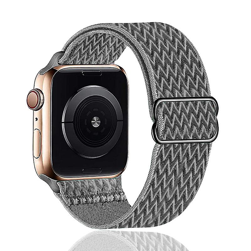 Suitable For Apple Wave Pattern Strap Adjustable Nylon Braided Strap Iwatch7 Day Buckle Watch Strap 38mm 40mm 41mm
