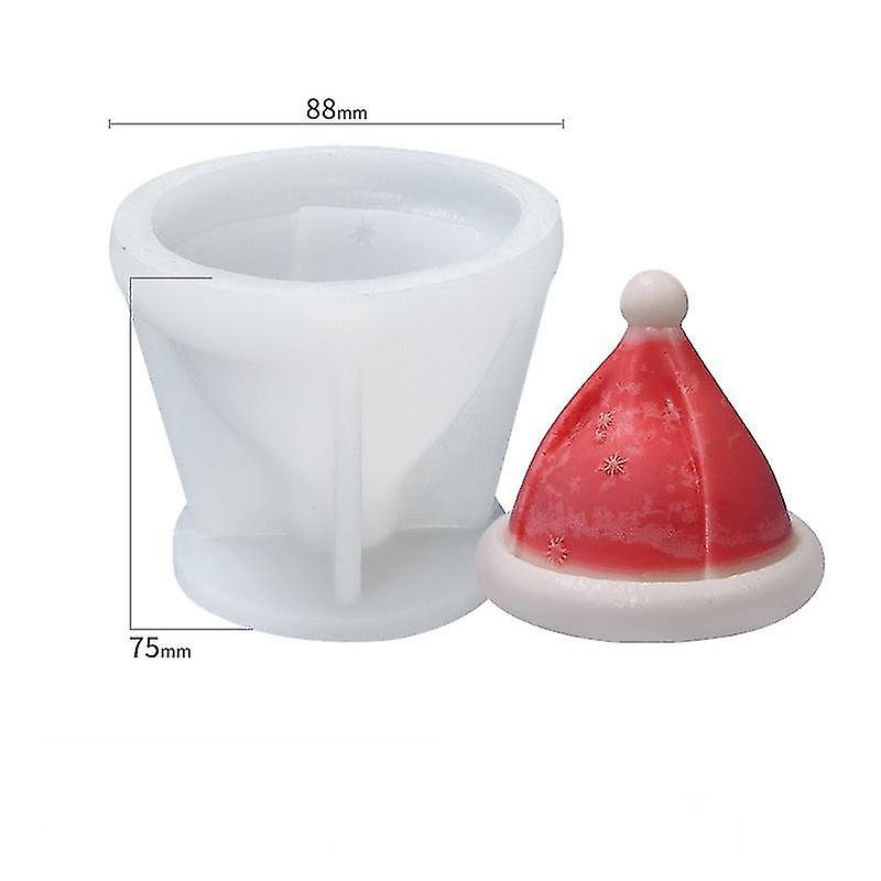 2-Piece Christmas Tree Candle Molds - Silicone Molds For Candle Making & Resin Crafts
