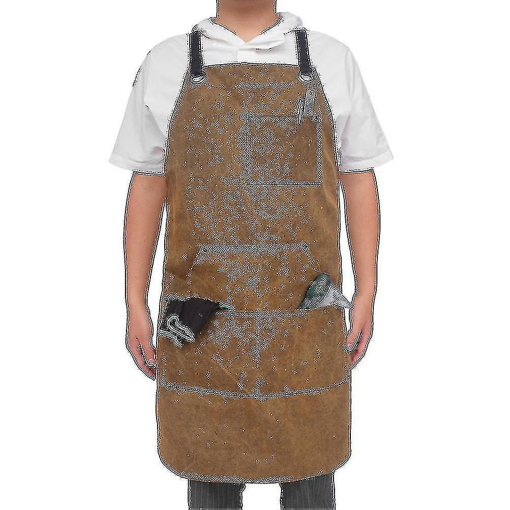 24 "x37" الجلود ورشة عمل المريلة مع مقاومة للحرارة ومثبطات اللهب أفضل هدية