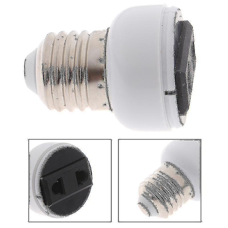 E27 Screw Socket Lamp Light Holder Bulb Convert To Power Female Outlet