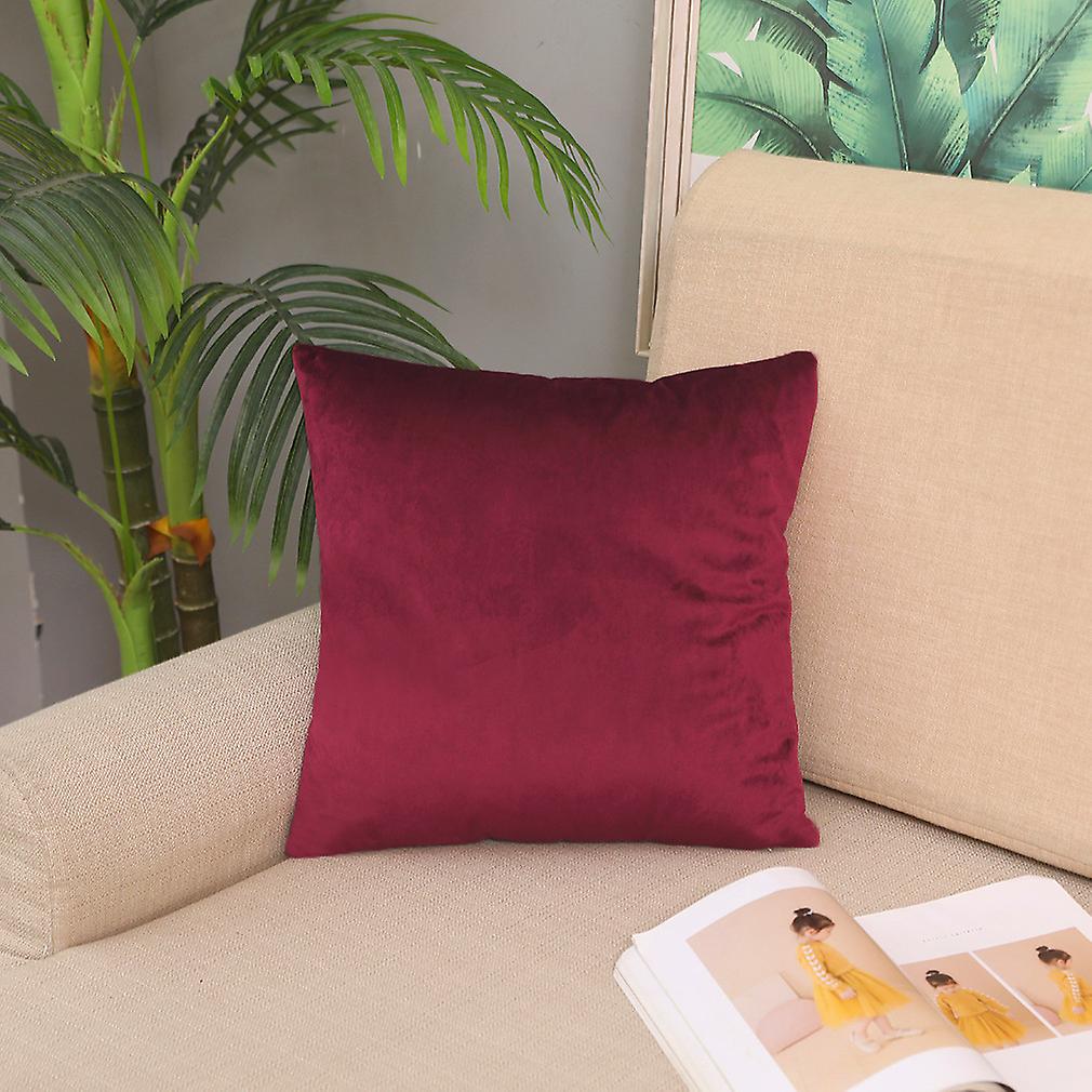 Basics Microfiber Pillowcases, Burgundy, 65cmx65cmx2