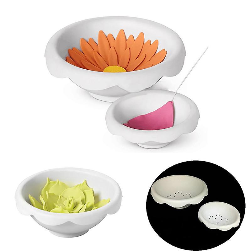 2pcs Sugar Flower Drying Mold Fondant Shaping Tray Kitchen Baking Tool