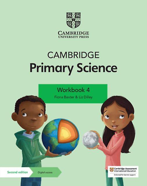 Cambridge Primary Science Workbook 4 With Digital Access 1 Year by Fiona Baxter Paperback Book