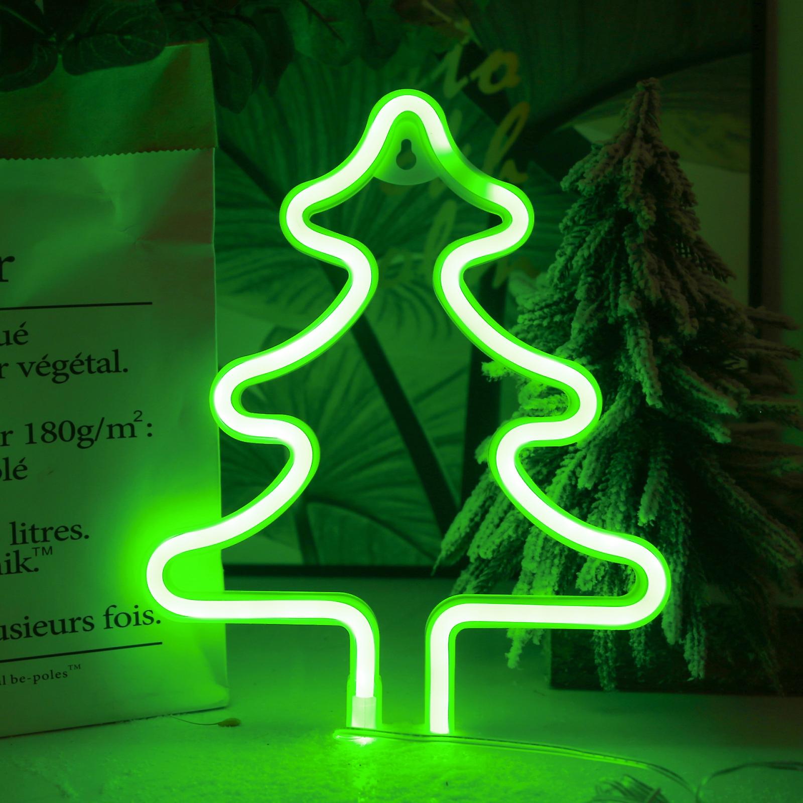Christmas Decoration Neon Light, Spec: Tree-Green Light