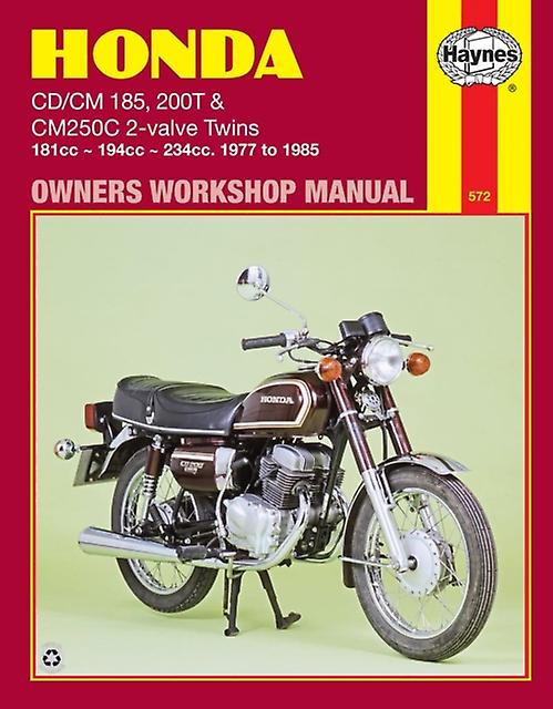 Honda Cdcm185 200t Amp Cm250c 2valve Twins 77  85 by Haynes Publishing Paperback