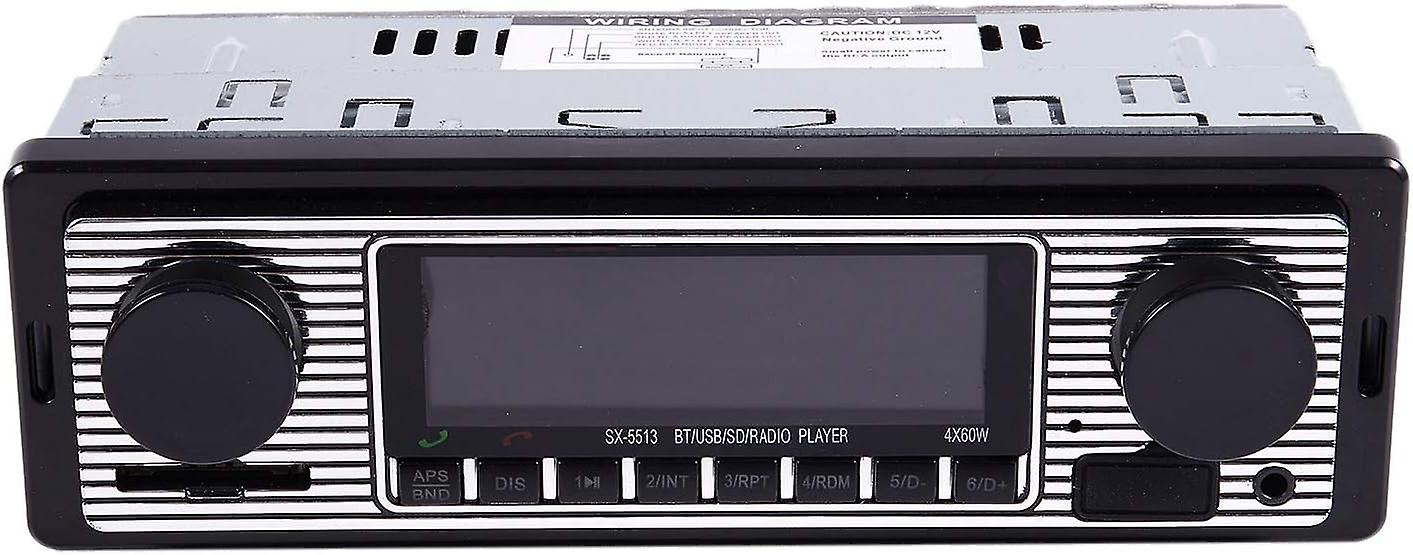 Bluetooth Oldtimer Radio MP3-Player Stereo USB Aux Classic Car Stereo Audio