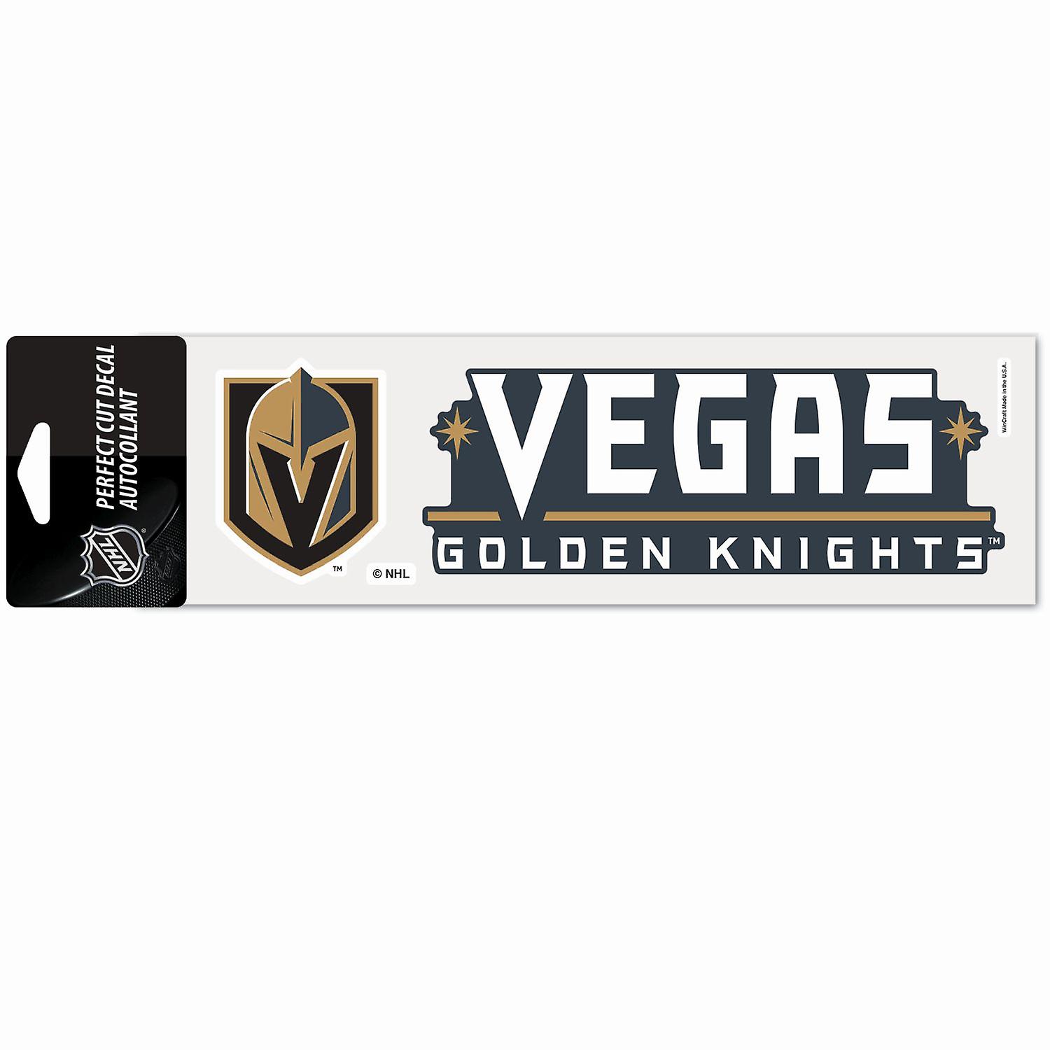 NHL Perfect Cut Αυτοκόλλητο 8x25cm Vegas Golden Knights