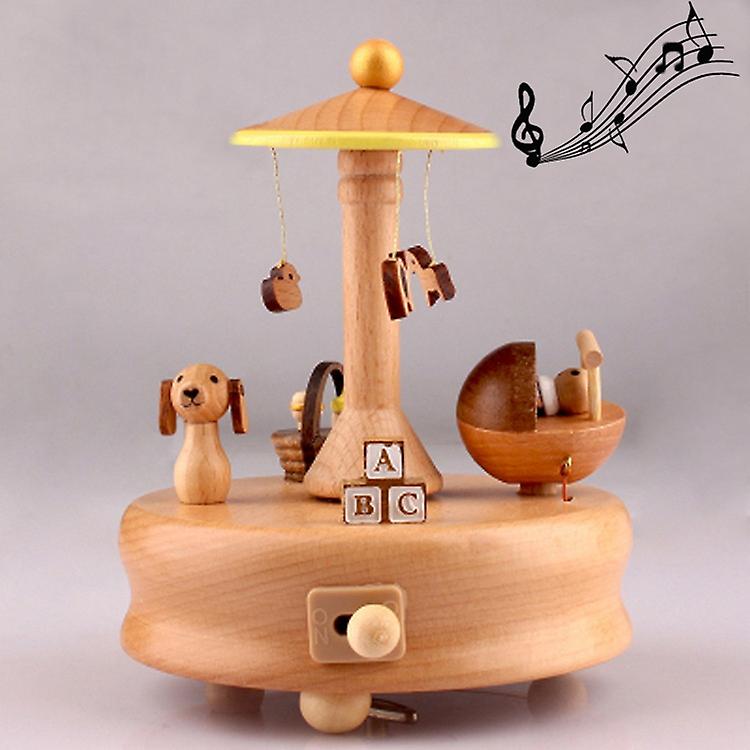 Home Decor ity Wooden Musical Boxes