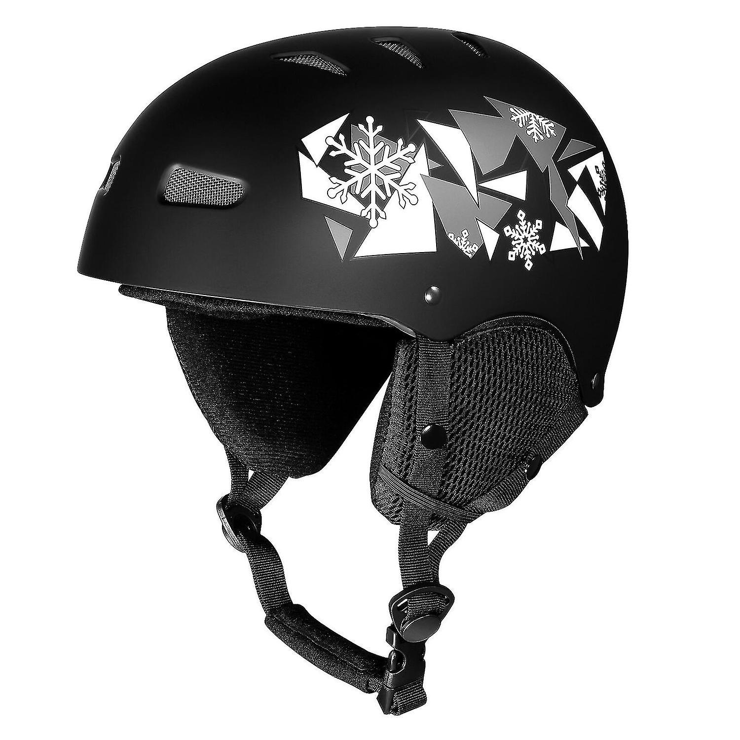 Clispeed 12 Vents Ski Helmet Absorption Snowboarding Helmet Head Protective Gear Men Women Skating S