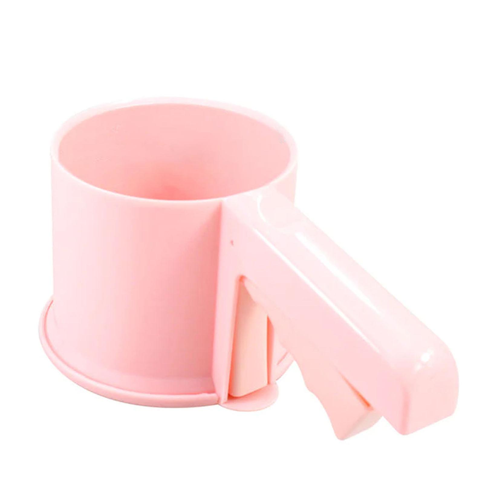 Manual Flours Sifter with Scale Marks Stainless Filter Net Powder Sifter for Bedroom