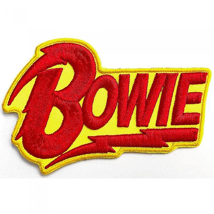 David Bowie Diamond Dogs Woven 3D Logo Iron On Patch